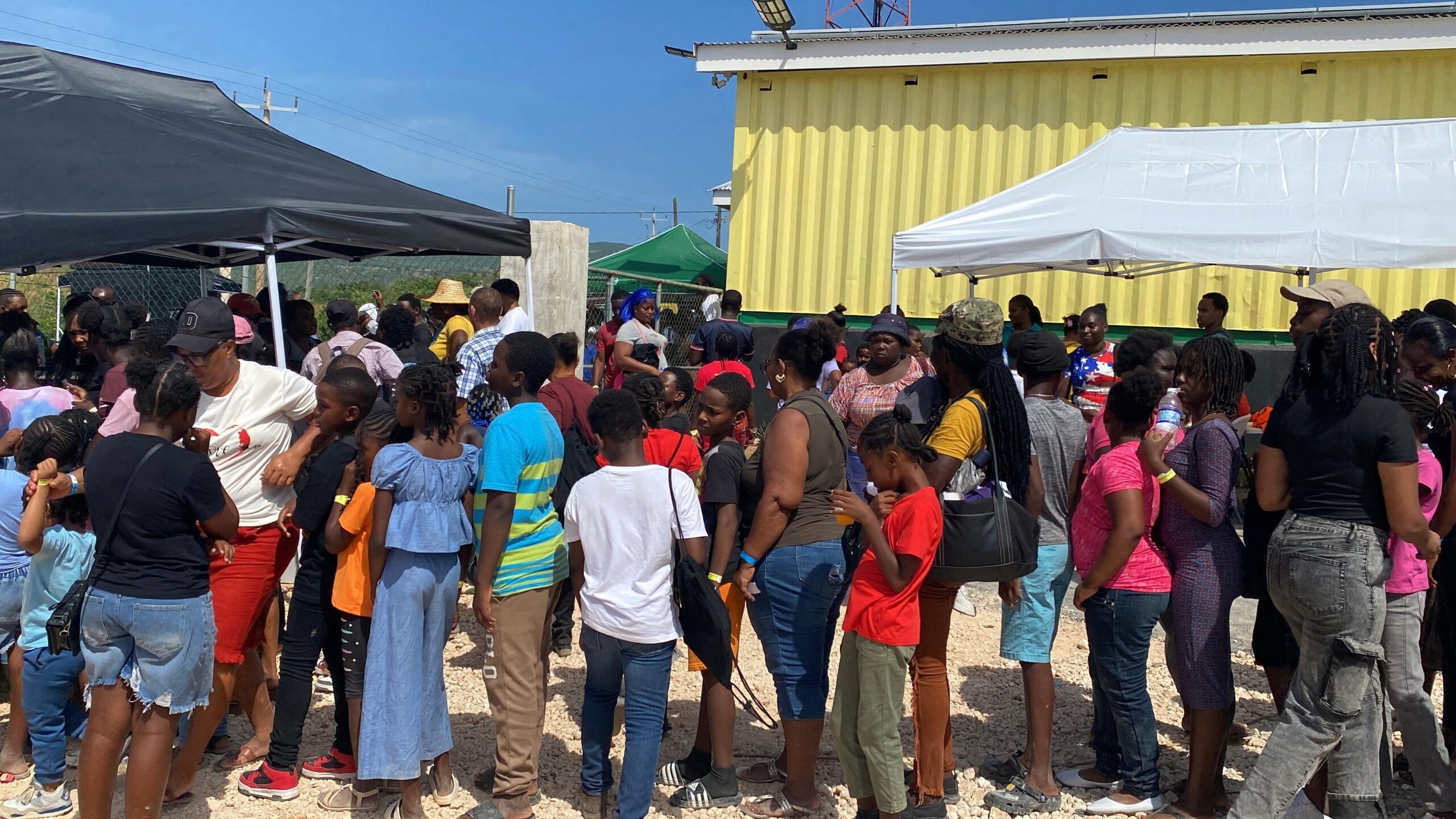 Children at the Rural Roots Back-to-School Treat